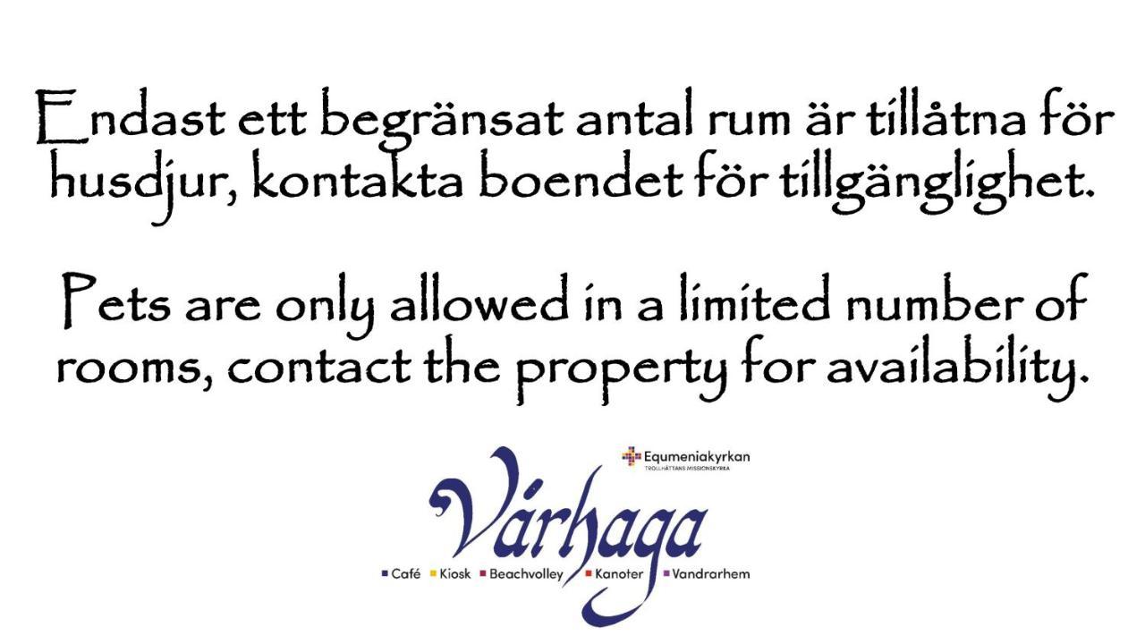 Varhaga Vandrarhem Sjuntorp Bagian luar foto